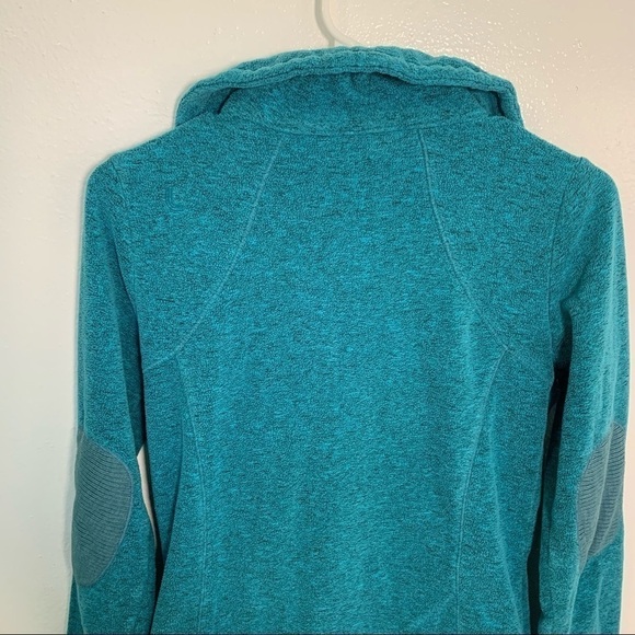 Lole Tradition Cardigan Full Zip Teal Black Marl - Picture 7 of 11